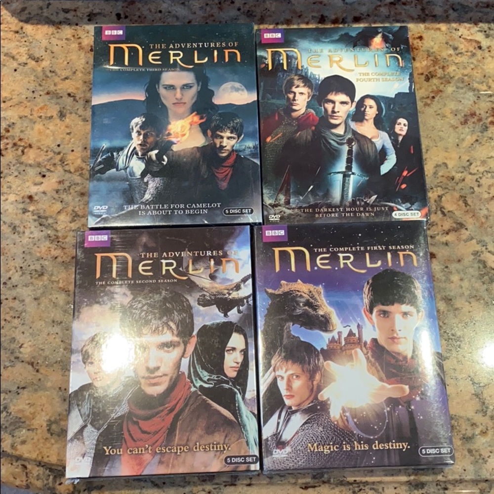 Merlin seasons 1-4 DVD
